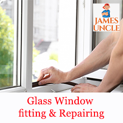 Glass Window fitting & Repairing Mr. Bikram Das in Ghola